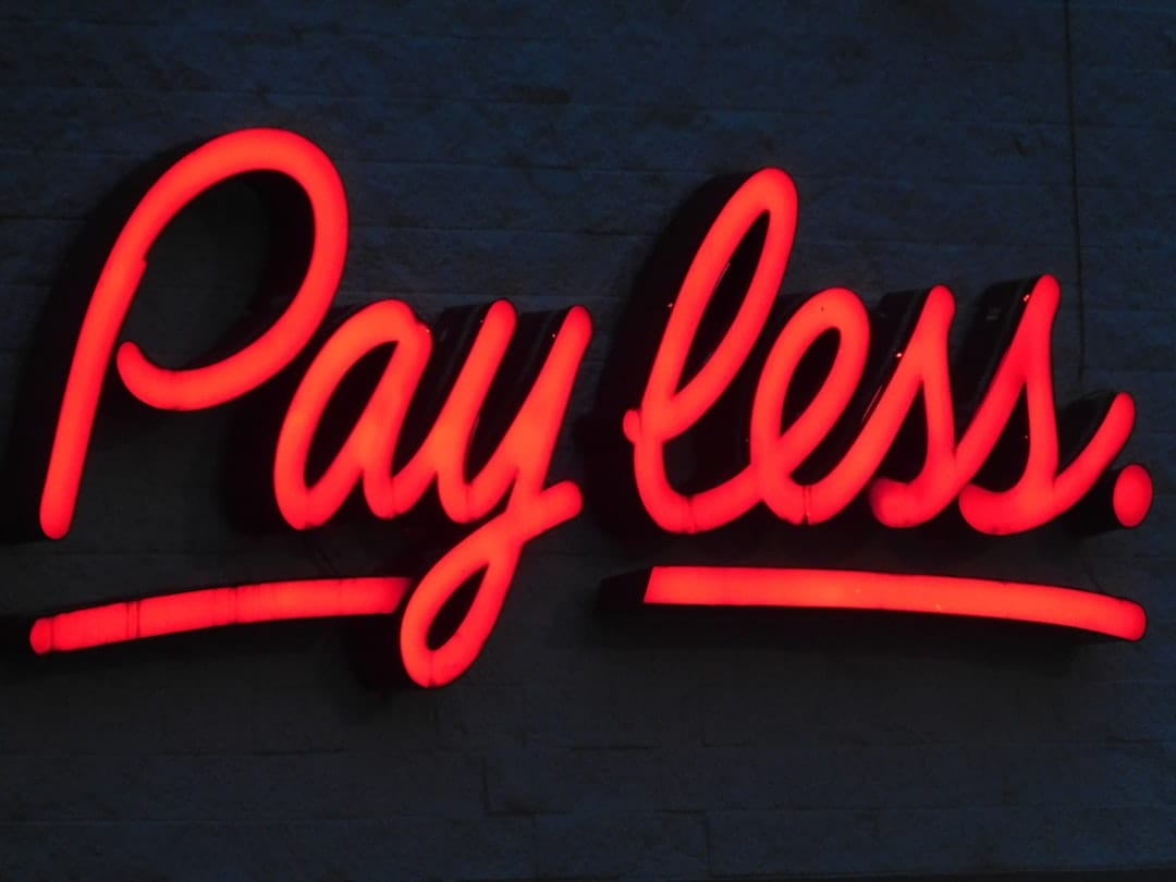Red and white love neon light signage